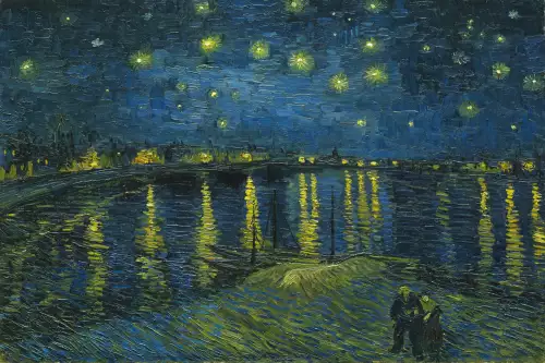 MONDiART Starry night over the Rhone  (102927)