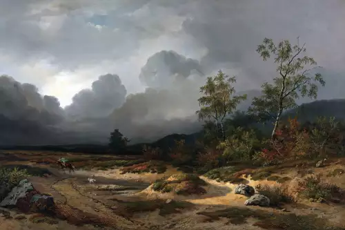 MONDiART Landscape approaching storm  (102940)