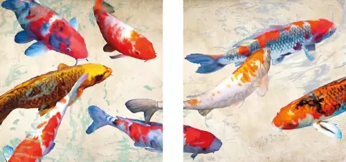 MONDiART Koi Diptych  (103479)