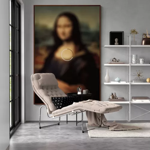 MONDiART Wait for it Mona Lisaa + Frame BL brown (105094)